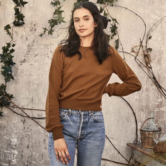 SOLD - DÔEN - Ophelia Sweater in Mustard - XS - Picture 4 of 8